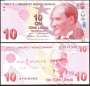 TURQUIA P223 10 LIRAS 2009 FE